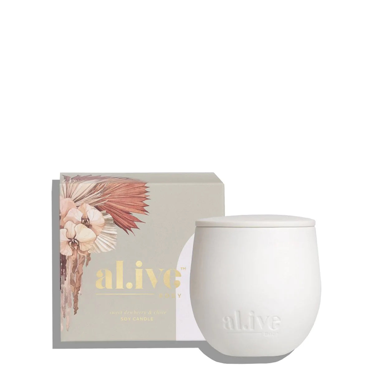 Alive Body Soy Candle - Sweet Dewberry & Clove 295g