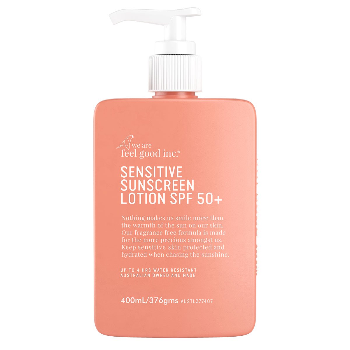 We Are Feel Good Sensitive Sunscreen SPF50+ 400ml