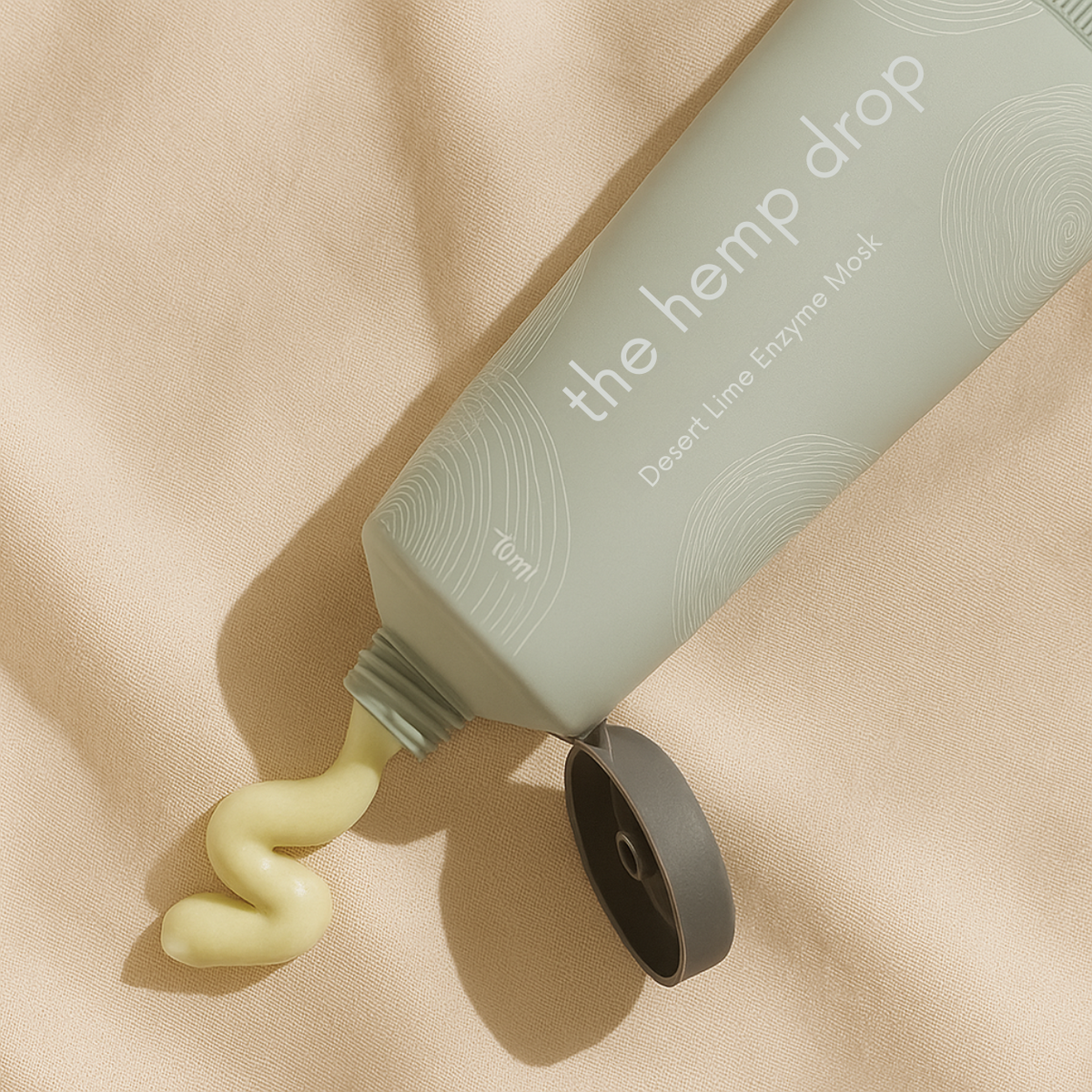 The Hemp Drop Desert Lime Enzyme Mask