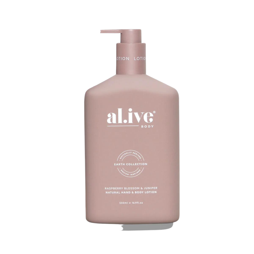 Alive Body Hand &amp; Body Lotion - Raspberry Blossom &amp; Juniper 500ml