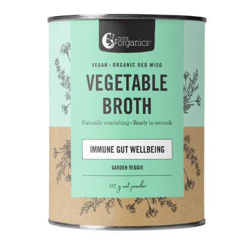 Nutra Organics Vegetable Broth Garden Veggie 125g