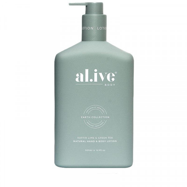 Alive Body Hand &amp; Body Lotion - Kaffir Lime &amp; Green Tea 500ml