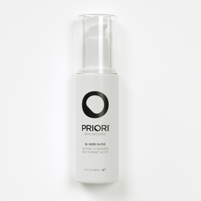 Priori Q+SOD fx210 Active Cleanser 180ml