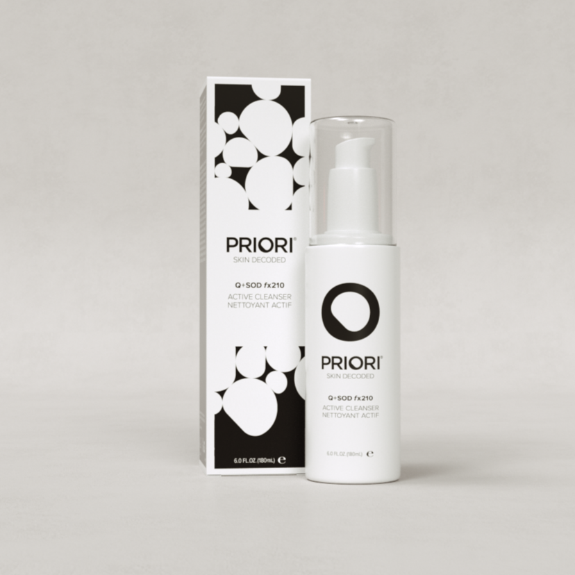 Priori Q+SOD fx210 Active Cleanser 180ml