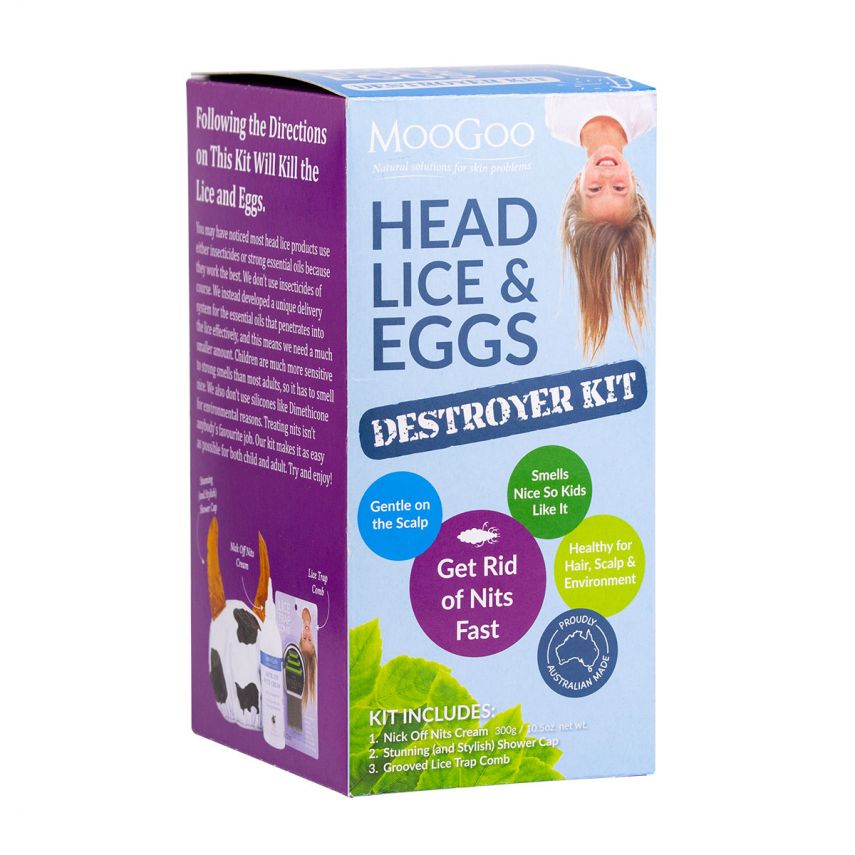 Moogoo Head Lice &amp; Eggs Destroyer Kit