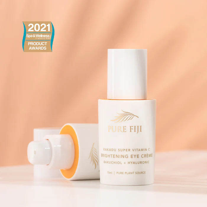 Pure Fiji Kakadu Super Vitamin C Brightening Eye Cream with Bakuchiol &amp; Hyaluronic 15ml