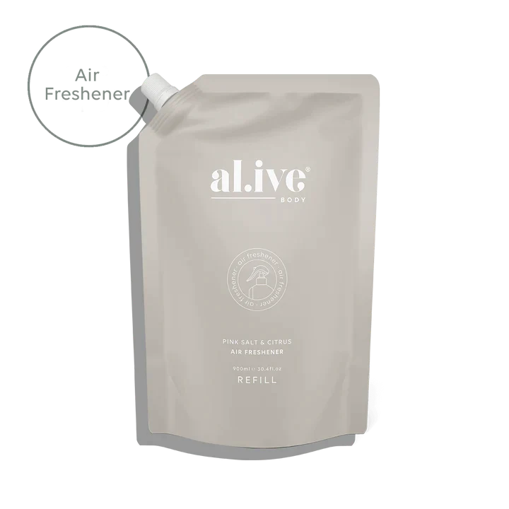 Alive Body Air Freshener Refill - Pink Salt &amp; Citrus 900ml