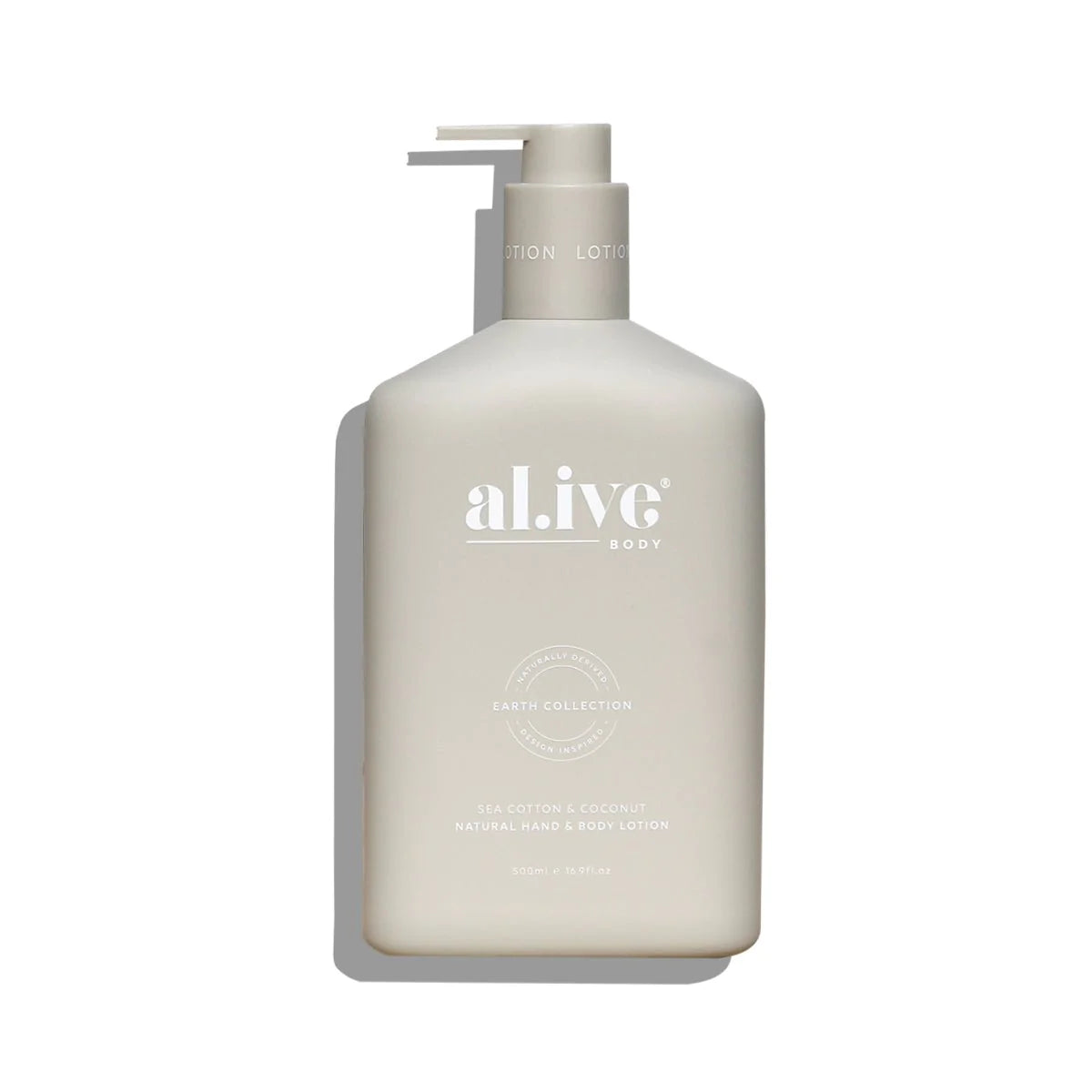 Alive Body Hand & Body Lotion - Sea Cotton & Coconut 500ml