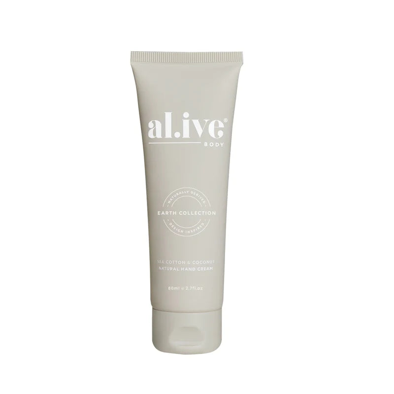 Alive Body Hand Cream - Sea Cotton &amp; Coconut 80ml